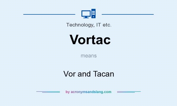 What does Vortac mean? It stands for Vor and Tacan