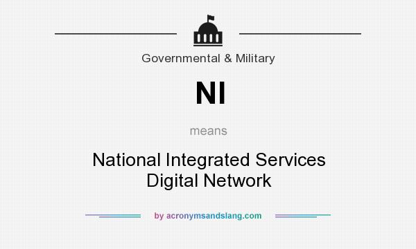 What does NI mean? It stands for National Integrated Services Digital Network