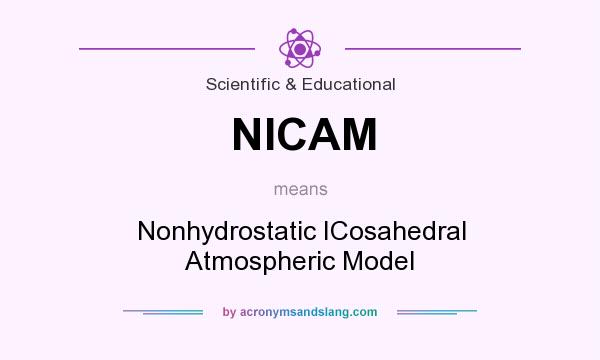 What does NICAM mean? It stands for Nonhydrostatic ICosahedral Atmospheric Model