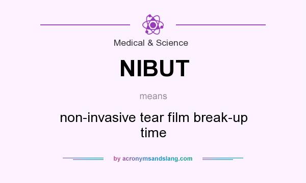 What does NIBUT mean? It stands for non-invasive tear film break-up time
