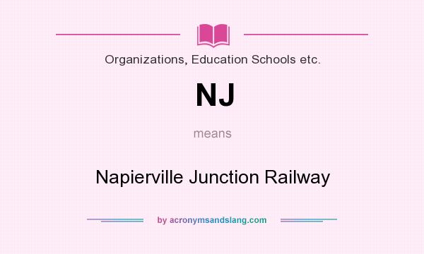 What does NJ mean? It stands for Napierville Junction Railway