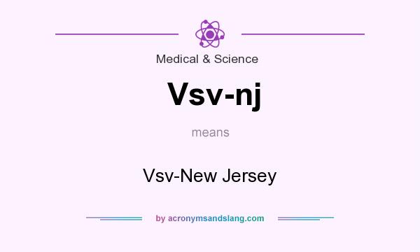 What does Vsv-nj mean? It stands for Vsv-New Jersey