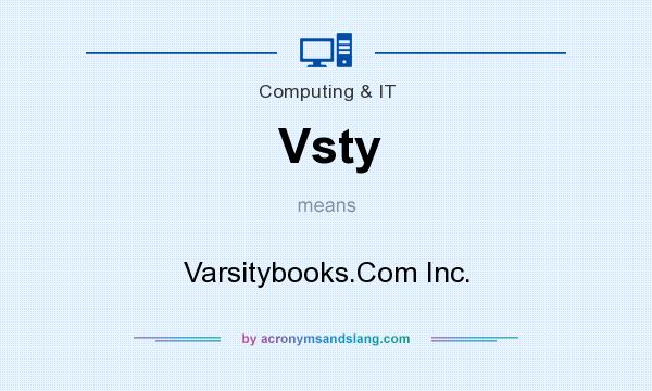 What does Vsty mean? It stands for Varsitybooks.Com Inc.