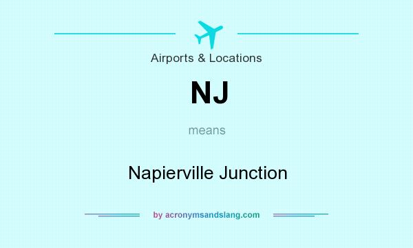 What does NJ mean? It stands for Napierville Junction