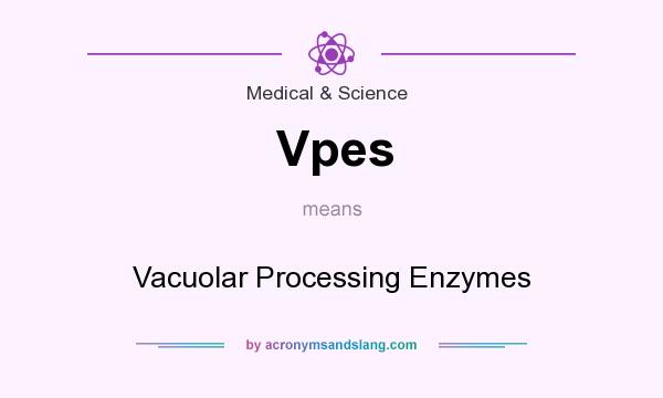 What does Vpes mean? It stands for Vacuolar Processing Enzymes