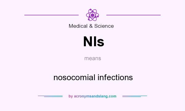 What does NIs mean? It stands for nosocomial infections