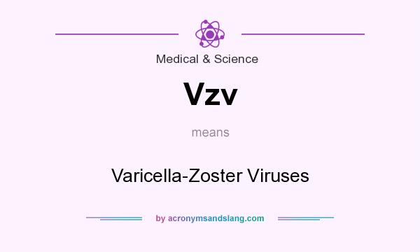 What does Vzv mean? It stands for Varicella-Zoster Viruses