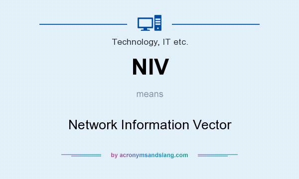 What does NIV mean? It stands for Network Information Vector