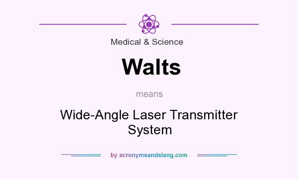 What does Walts mean? It stands for Wide-Angle Laser Transmitter System