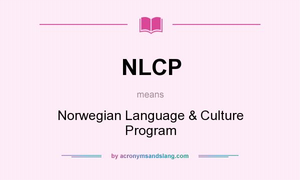 What does NLCP mean? It stands for Norwegian Language & Culture Program