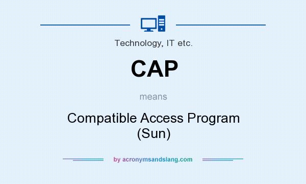 What does CAP mean? It stands for Compatible Access Program (Sun)