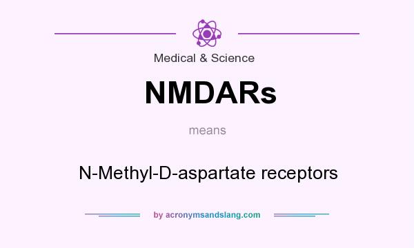 What does NMDARs mean? It stands for N-Methyl-D-aspartate receptors
