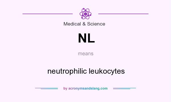 What does NL mean? It stands for neutrophilic leukocytes