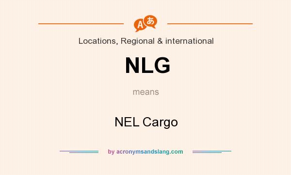 What does NLG mean? It stands for NEL Cargo