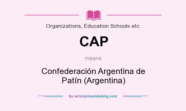 What does CAP mean? It stands for Confederación Argentina de Patín (Argentina)