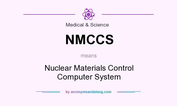 What does NMCCS mean? It stands for Nuclear Materials Control Computer System