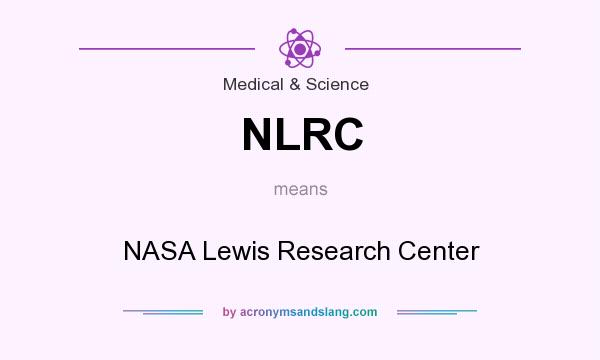 What does NLRC mean? It stands for NASA Lewis Research Center