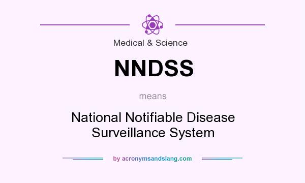 What does NNDSS mean? It stands for National Notifiable Disease Surveillance System
