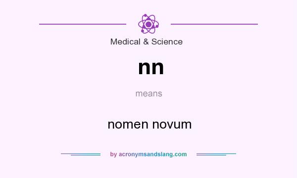 What does nn mean? It stands for nomen novum