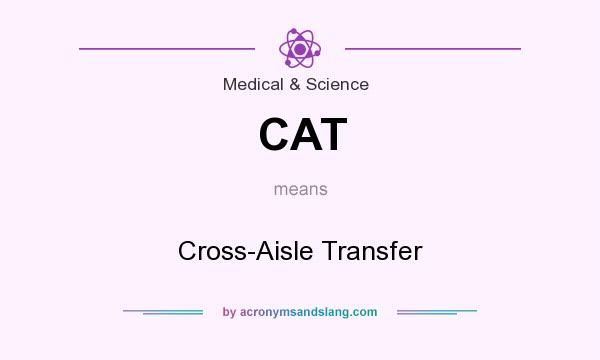 What does CAT mean? It stands for Cross-Aisle Transfer
