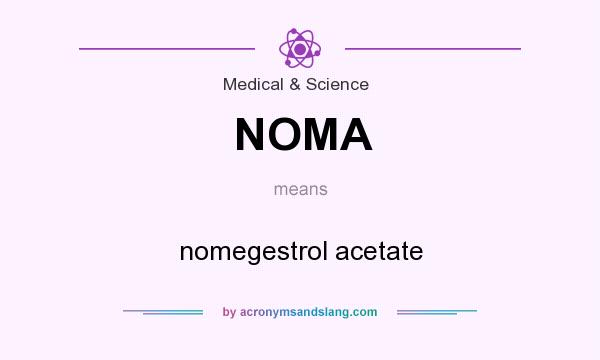 What does NOMA mean? It stands for nomegestrol acetate
