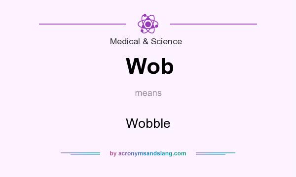 What does Wob mean? It stands for Wobble