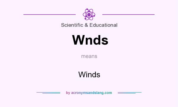 What does Wnds mean? It stands for Winds