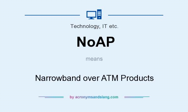 What does NoAP mean? It stands for Narrowband over ATM Products