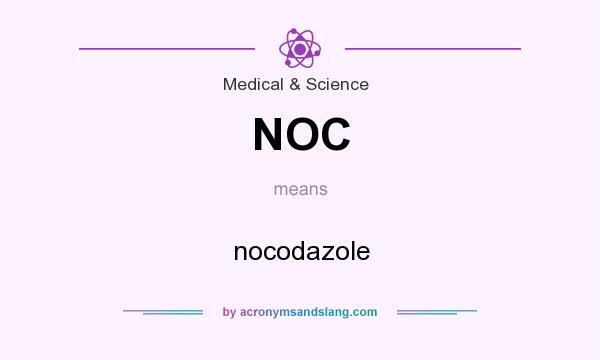 What does NOC mean? It stands for nocodazole