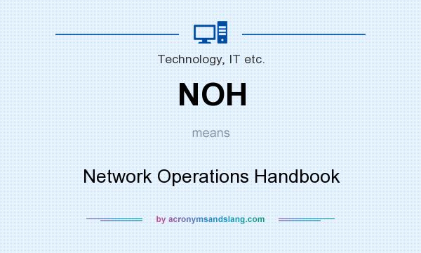 What does NOH mean? It stands for Network Operations Handbook