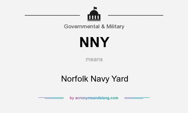 What does NNY mean? It stands for Norfolk Navy Yard