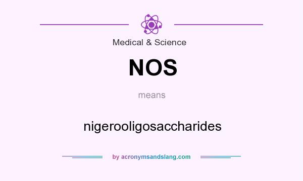 What does NOS mean? It stands for nigerooligosaccharides