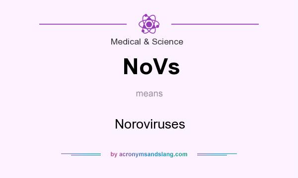 What does NoVs mean? It stands for Noroviruses