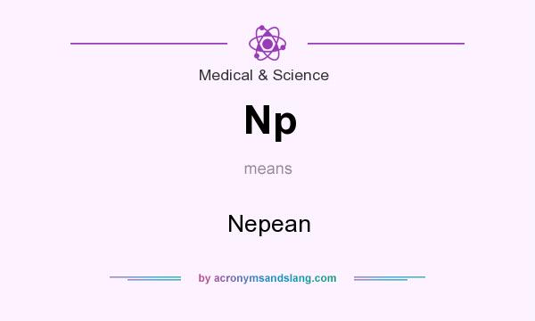 What does Np mean? It stands for Nepean