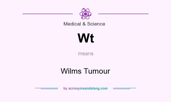 What does Wt mean? It stands for Wilms Tumour