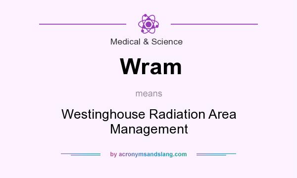 What does Wram mean? It stands for Westinghouse Radiation Area Management