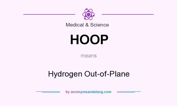 What does HOOP mean? It stands for Hydrogen Out-of-Plane