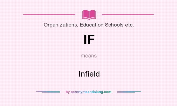 What does IF mean? It stands for Infield