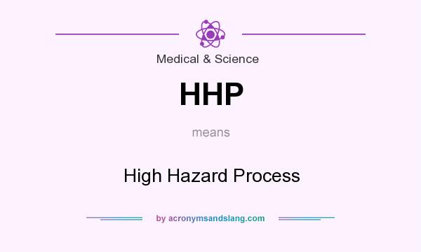 What does HHP mean? It stands for High Hazard Process