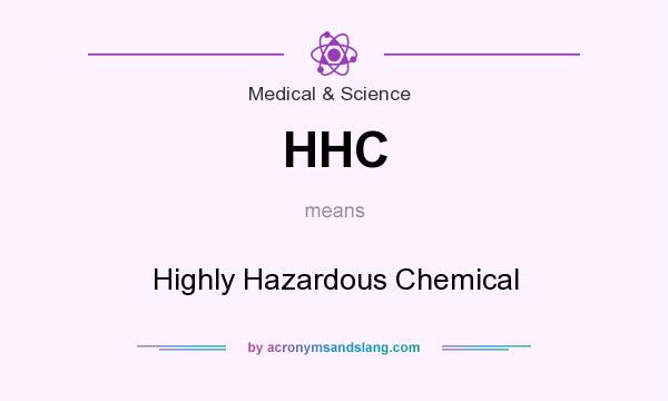 What does HHC mean? It stands for Highly Hazardous Chemical