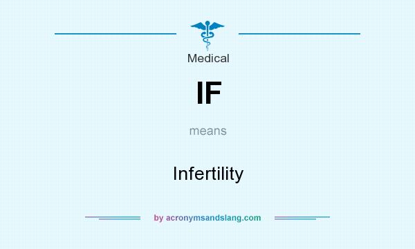 What does IF mean? It stands for Infertility