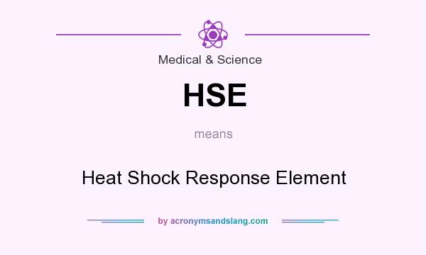 What does HSE mean? It stands for Heat Shock Response Element
