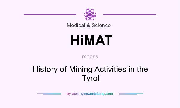 What does HiMAT mean? It stands for History of Mining Activities in the Tyrol