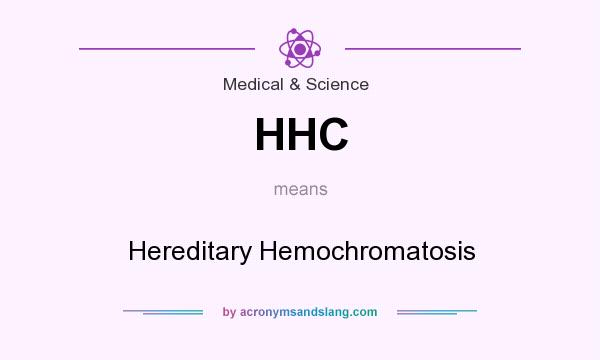 What does HHC mean? It stands for Hereditary Hemochromatosis