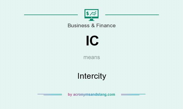 What does IC mean? It stands for Intercity