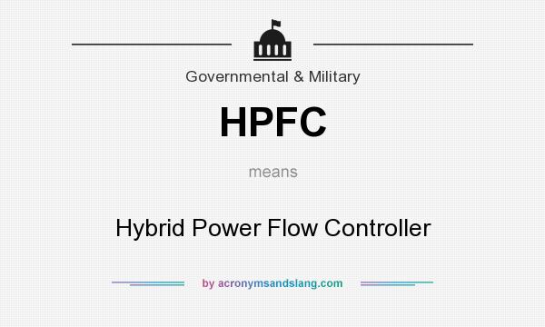What does HPFC mean? It stands for Hybrid Power Flow Controller