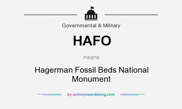 What does HAFO mean? It stands for Hagerman Fossil Beds National Monument