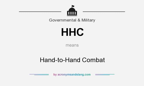 What does HHC mean? It stands for Hand-to-Hand Combat