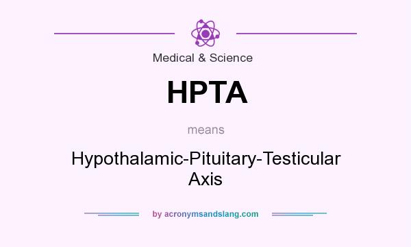 What does HPTA mean? It stands for Hypothalamic-Pituitary-Testicular Axis