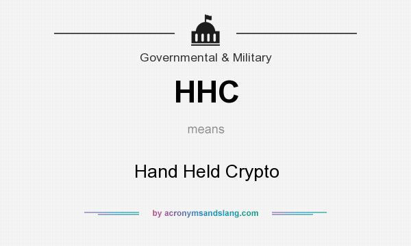 What does HHC mean? It stands for Hand Held Crypto